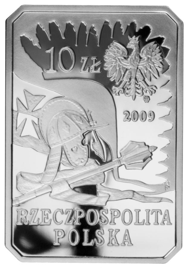 10 złotych 2009 - Historia jazdy polskiej - Husarz XVII wiek