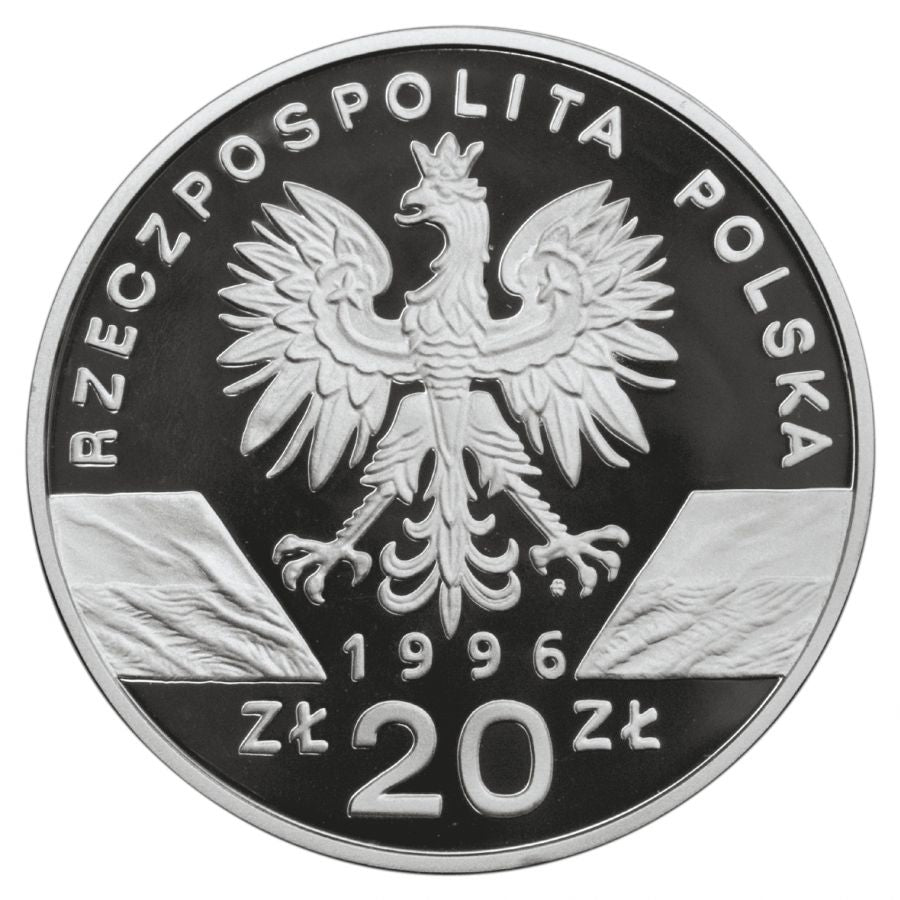 20 złotych 1996 - Zwierzęta świata - Jeż