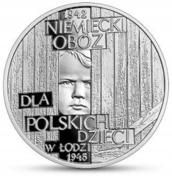 10 złotych 2022 - Niemiecki obóz dla polskich dzieci w Łodzi