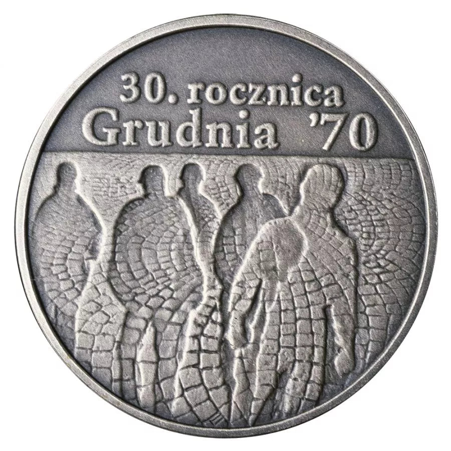 10 złotych 2000 - 30. rocznica Grudnia 1970