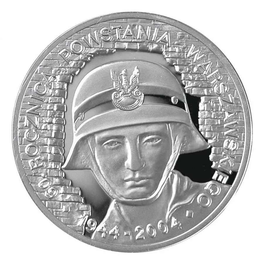 10 złotych 2004 - 60. rocznica Powstania Warszawskiego