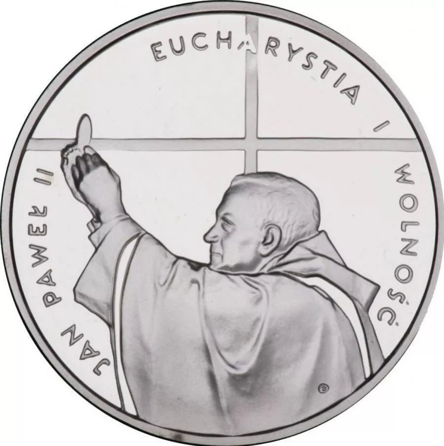 10 złotych 1997 - Jan Paweł II - Kongres Eucharystyczny