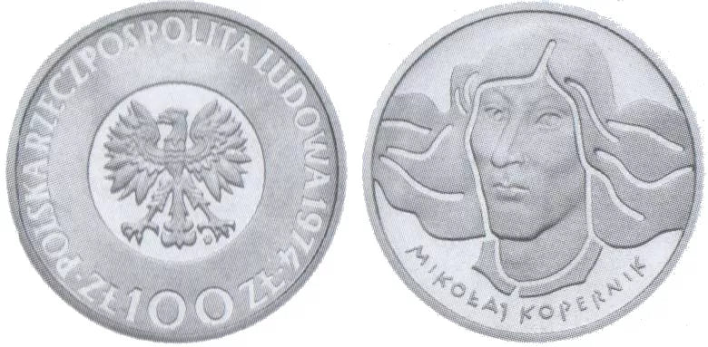 100 złotych - Mikołaj Kopernik - 1974 r.