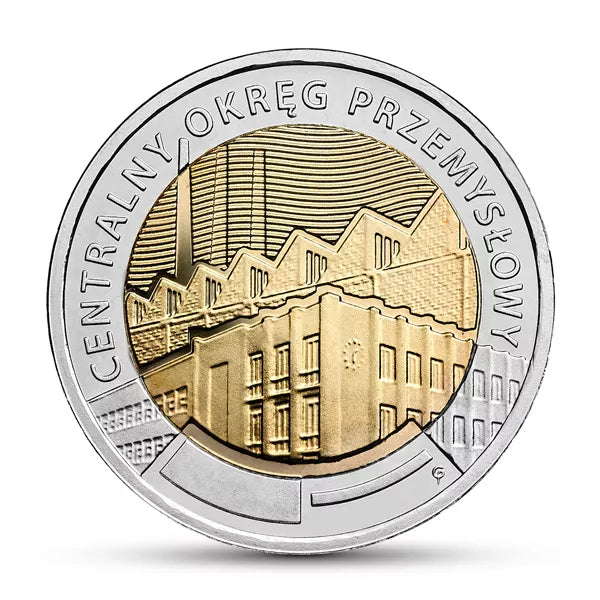5 złotych 2017 - Odkryj Polskę - Centralny Okręg Przemysłowy